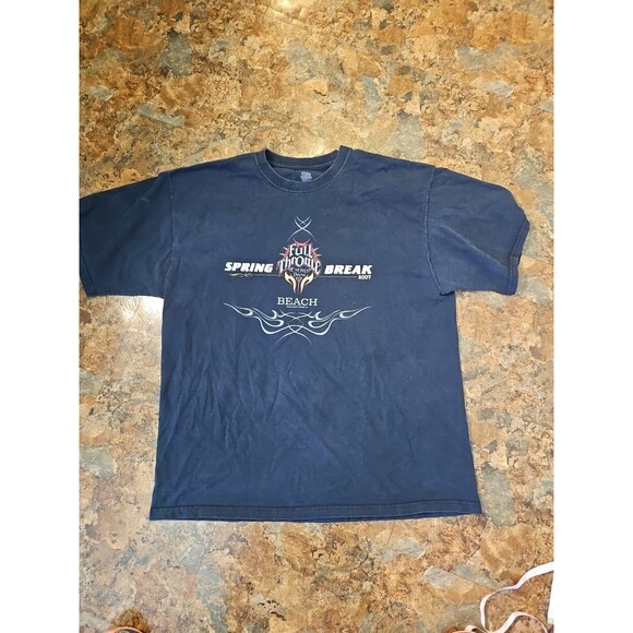 Full‎ Throttle Energy Drink Shirt Mens XL Black Graphic Y2K 2007 (A77) - Picture 1 of 6